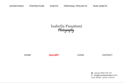 Isabella Panattoni Home Page